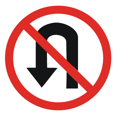 Знак «Розворот заборонено»