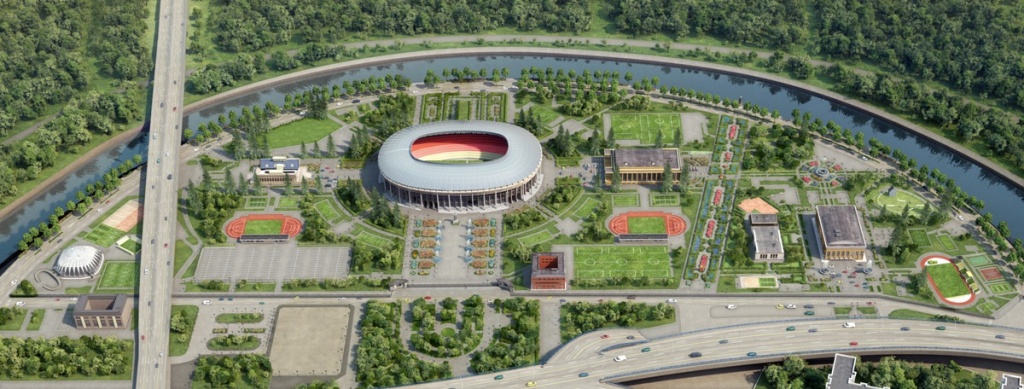 «Олімпійський Комплекс« Лужники »- один з найбільших спортивних комплексів Росії і Світу