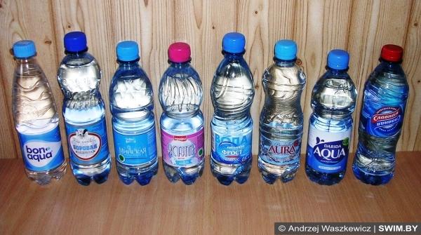 TOP-10 Найбільш поширені на білоруському ринку бренди питної води:   Bonaqua, Даріда, Фрост, речі, Aura, Славна, Борова, Мінська, Сваяк, Бульбаш