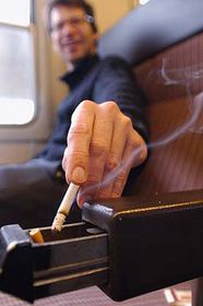 Фото: ЧТК   Чеська залізниця в середу офіційно повідомила, що з грудня буде заборонено куріння в усіх вагонах всіх поїздів без виключення
